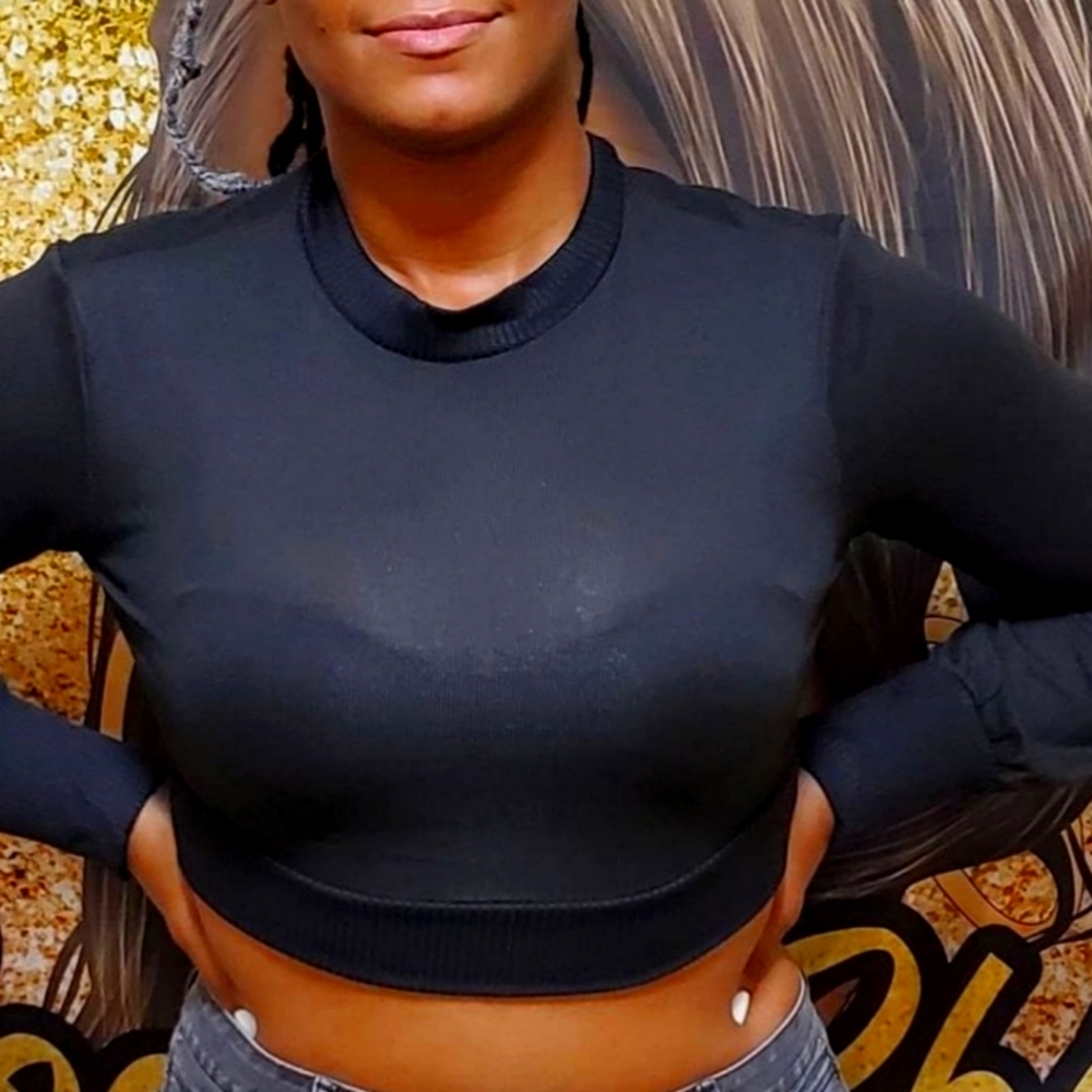 Crop sweater